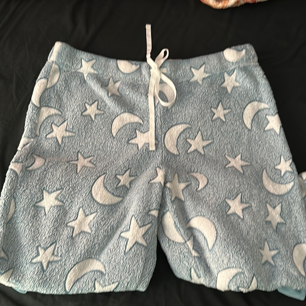 L 12-14 star and moon pj pants